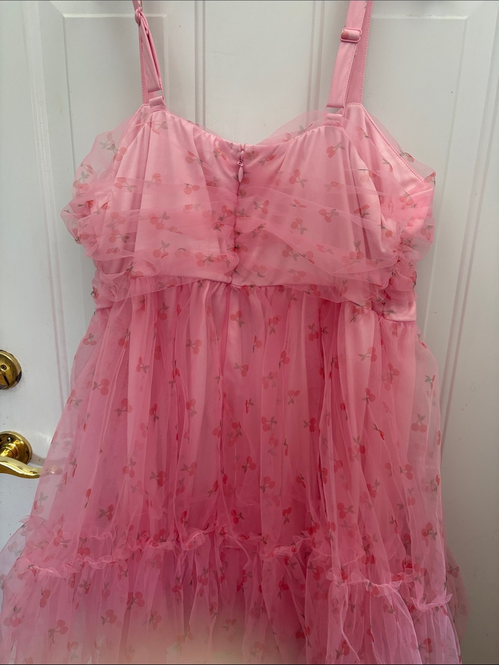 Retro Chic by Torrid Pink Floral Tulle Party Dress - Picture 5 of 5